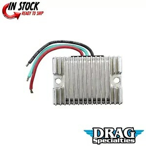 Drag Specialty 2112-1081 クローム プレミアム ボルテージ レギュレーター 58-64 スポーツスター用 Drag Specialties 2112-1081 Chrome Premium Voltage Regulator for 58-64 Sportster 【並行輸入品】