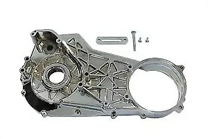 V-Twin ハーレーダビッドソン用クローム 1-1/4 オフセットインナープライマリーカバー Chrome 1-1/4 Offset Inner Primary Cover for Harley Davidson by V-Twin 【並行輸入品】