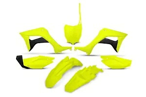 UFO Flo イエロープラスチックキット ホンダ用: CRF110F (2019-2023) UFO Flo Yellow Plastic Kit for Honda: CRF110F (2019-2023) 【並行輸入品】