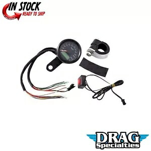 Drag Specialty 2210-0422 プログラム可能なスピードメーター インジケーター ライト (KPH KMH) Drag Specialties 2210-0422 Programmable Speedometer Indicator Lights in KPH KMH 【並行輸入品】