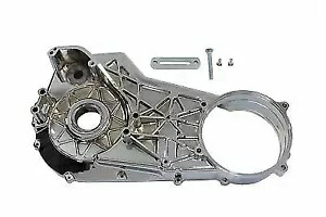 V-Twin ハーレーダビッドソン用クローム 3/4 オフセットインナープライマリーカバー Chrome 3/4 Offset Inner Primary Cover for Harley Davidson by V-Twin 【並行輸入品】