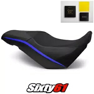 スズキ V-Strom 650 シートカバーとジェル 2017-2022 2023 ブラック ブルー Luimoto テックグリップ Suzuki V-Strom 650 Seat Cover and Gel 2017-2022 2023 Black Blue Luimoto Tec-Grip 【並行輸入品】｜カスタムパーツ WORLD倉庫