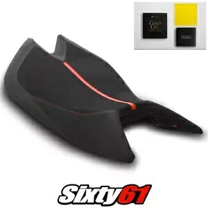 Aprilia Tuono V4 Factory 1100 シートカバーとジェル 2021-23 レッド Luimoto テックグリップ Aprilia Tuono V4 Factory 1100 Seat Cover and Gel 2021-23 Red Luimoto Tec-Grip 【並行輸入品】