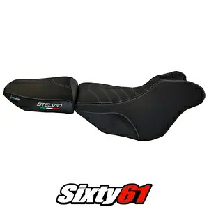 Moto Guzzi ステルヴィオ 1200 2008-2014 2015 2016 シートカバー Tappezzeria コンフォート ブラック Moto Guzzi Stelvio 1200 2008-2014 2015 2016 Seat Cover Tappezzeria Comfort Black 【並行輸入品】