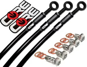 ハヤブサ ブレーキライン (ABS のみ) 2022 2023 2024 (5 ライン) スズキ フロント リア ブラック Hayabusa Brake Lines (ABS Only) 2022 2023 2024 (5 lines) Suzuki Front Rear Black 【並行輸入品】