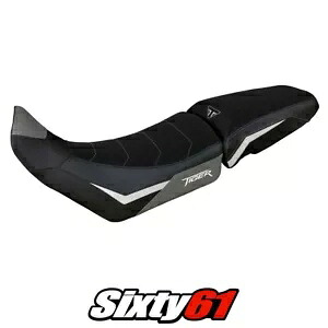トライアンフ タイガー 900 2020 2021 2022 2023 シートカバー Tappezzeria コンフォート グレー ホワイト Triumph Tiger 900 2020 2021 2022 2023 Seat Cover Tappezzeria Comfort Grey White 【並行輸入品】
