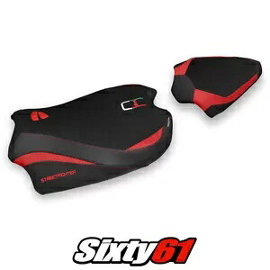 Ducati Streetfighter V4 シートカバー Tappezzeria 2020-2022 2023 2024 レッド ブラック Ducati Streetfighter V4 Seat Cover Tappezzeria 2020-2022 2023 2024 Red Black 【並行輸入品】｜カスタムパーツ WORLD倉庫