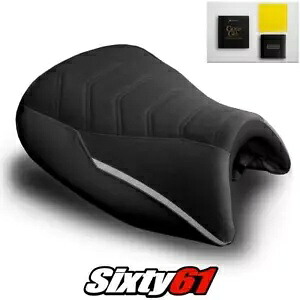 BMW K1600GT シート カバーとジェル 2011-2020 ブラック シルバー Luimoto テックグリップ スエード BMW K1600GT Seat Cover and Gel 2011-2020 Black Silver Luimoto Tec-Grip Suede 【並行輸入品】｜カスタムパーツ WORLD倉庫