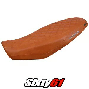 Ducati スクランブラー 800 2024 シートカバー Tappezzeria コンフォート ブラウン レザー ダイヤモンド Ducati Scrambler 800 2024 Seat Cover Tappezzeria Comfort Brown Leather Diamond 【並行輸入品】