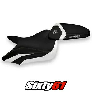 トライアンフ スピード トリプル 2016-2019 2020 2021 シートカバー Tappezzeria コンフォート ホワイト Triumph Speed Triple 2016-2019 2020 2021 Seat Cover Tappezzeria Comfort White 【並行輸入品】