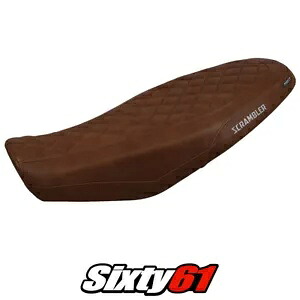 Ducati スクランブラー 800 2024 シートカバー Tappezzeria Comfort ダークブラウン レザールック Ducati Scrambler 800 2024 Seat Cover Tappezzeria Comfort Dark Brown Leather look 【並行輸入品】