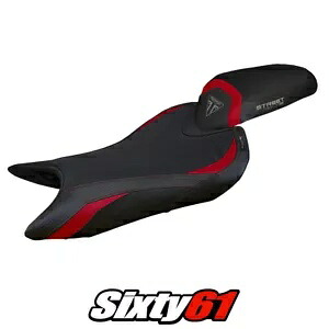 トライアンフ ストリート トリプル 765 2023 2024 シートカバー Tappezzeria Comfort ボルドー ブラック Triumph Street Triple 765 2023 2024 Seat Cover Tappezzeria Comfort Bordeaux Blck 【並行輸入品】