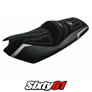 Kymco AK 550 2017-2021 2022 2023 2024 シートカバー Tappezzeria コンフォート グレー シルバー Kymco AK 550 2017-2021 2022 2023 2024 Seat Cover Tappezzeria Comfort Grey Silver 【並行輸入品】