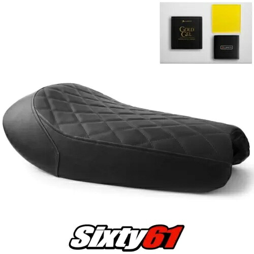 トライアンフ ストリート スクランブラー シートカバー ジェル 2017-2020 ヴィンテージ ブラック Luimoto レザー Triumph Street Scrambler Seat Cover Gel 2017-2020 Vintage Black Luimoto Leather 【並行輸入品】