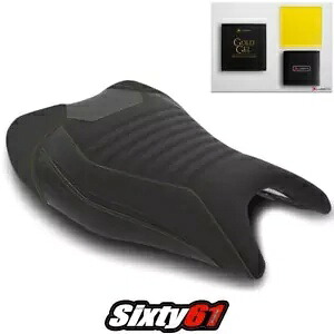 スズキ ハヤブサ シートカバーとジェル 2021-2023 Luimoto ブラック オレンジ テックグリップ スエード Suzuki Hayabusa Seat Cover and gel 2021-2023 Luimoto Black Orange Tec-Grip Suede 【並行輸入品】