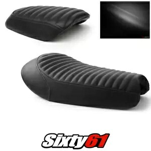 Triumph Street Scrambler シートカバー 2017-2020 ヴィンテージ ブラック Luimoto レザー Triumph Street Scrambler Seat Covers 2017-2020 Vintage Black Luimoto Leather 【並行輸入品】|カスタムパーツ WORLD倉庫