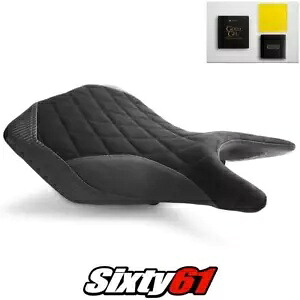 ヤマハ R25 シートカバーとジェル 2014-2019 2020 ブラック Luimoto テックグリップ スエード Yamaha R25 Seat Cover and Gel 2014-2019 2020 Black Luimoto Tec-Grip Suede 【並行輸入品】