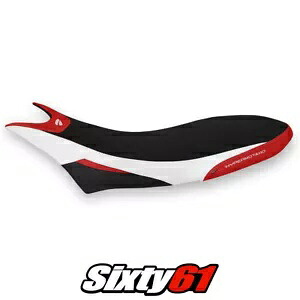 Ducati ハイパーモタード 950 シートカバー Tappezzeria 2019-2022 2024 コンフォート ホワイト レッド Ducati Hypermotard 950 Seat Cover Tappezzeria 2019-2022 2024 Comfort White Red 【並行輸入品】