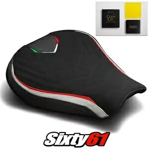 MV Agusta F3 675 800 シートカバーとジェル 2012-2019 2020 ブラック レッド Luimoto スエード MV Agusta F3 675 800 Seat Cover and Gel 2012-2019 2020 Black Red Luimoto Suede 【並行輸入品】｜カスタムパーツ WORLD倉庫