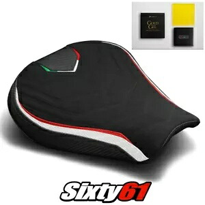 MV Agusta F3 675 800 シートカバーとジェル 2012-2019 2020 ブラック ホワイト Luimoto スエード MV Agusta F3 675 800 Seat Cover and Gel 2012-2019 2020 Black White Luimoto Suede 【並行輸入品】｜カスタムパーツ WORLD倉庫 67,760円