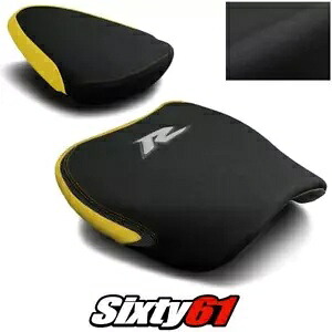 スズキ TL1000R シートカバー 1998-2002 2003 イエロー シルバー Luimoto テックグリップ スエード Suzuki TL1000R Seat Covers 1998-2002 2003 Yellow Silver Luimoto Tec-Grip Suede 【並行輸入品】