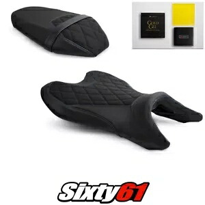 ヤマハ MT07 シートカバーとジェル 2018-2022 2023 ブラック ブルー Luimoto テックグリップ スエード Yamaha MT07 Seat Covers and Gel 2018-2022 2023 Black Blue Luimoto Tec-Grip Suede 【並行輸入品】|カスタムパーツ WORLD倉庫