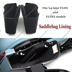 ハーレーロードグライド FLTRX オートバイ用ブラックハードサドルバッグ裏地インナーバッグ For Harley Road Glide FLTRX Motorcycle Black Hard Saddlebag Lining inner bags 【並行輸入品】｜カスタムパーツ WORLD倉庫