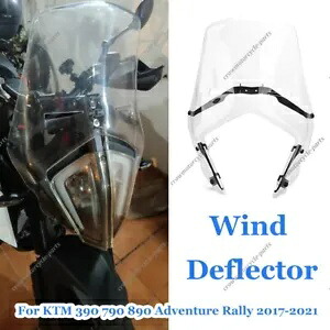 390 790 890 アドベンチャーラリー透明フロントガラスウインドディフレクタースクリーン For 390 790 890 Adventure Rally Transparent Windshield Wind Deflector Screen 【並行輸入品】