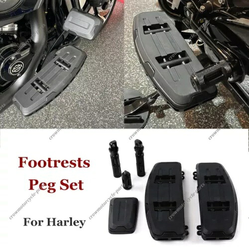 新製品発売 ブラック フットボード セット ハーレー ストリート グライド 2014-2023 用 New product launch Black Footboards Set For Harley Street Glide 2014-2023 【並行輸入品】