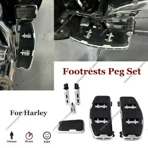 オートバイのライダーと乗客のフットボードセット ハーレーロードキング 2014-2023 用 Motorcycle Riders and Passengers Footboards Set For Harley Road King 2014-2023 【並行輸入品】