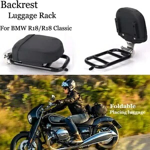BMW R18 クラシック R 18 2020-2023 折りたたみ乗客背もたれパッド荷物ラック For BMW R18 Classic R 18 2020-2023 Foldable Passenger Backrest Pad Luggage Rack 【並行輸入品】｜カスタムパーツ WORLD倉庫 75,625円
