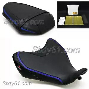 MT07 シートカバー ゲル 2014 2015 2016 ヤマハ MT-07 ブラック ブルー Luimoto MT07 Seat Covers Gel 2014 2015 2016 Yamaha MT-07 Black Blue Luimoto 【並行輸入品】｜カスタムパーツ WORLD倉庫