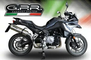 GPR エキゾースト BMW F750GS 2018-2019 ホモログ スリップオン Satinox GPR Exhaust BMW F750GS 2018-2019 Homolog Slip-On SatInox 【並行輸入品】