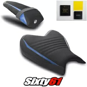 ヤマハ R7 シートカバーとジェル 2022 2023 ブラック ブルー ステッチ Luimoto テックグリップ スエード Yamaha R7 Seat Covers and Gel 2022 2023 Black Blue Stitch Luimoto Tec-Grip Suede 【並行輸入品】｜カスタムパーツ WORLD倉庫 82,280円