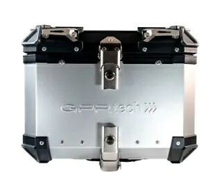 Voge Valico 525 Dsx 2023-2024 トップケース GPR Tech 45L シルバー アルミニウム Voge Valico 525 Dsx 2023-2024 Top Case GPR Tech 45L Silver Aluminum 【並行輸入品】