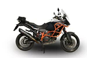 GPR エキゾースト KTM LC8 1290 Super Adv 2017-2020 レーシング スリップオン フローレ ネロ GPR Exhaust KTM LC8 1290 Super Adv 2017-2020 Racing Slip-On Furore Nero 【並行輸入品】
