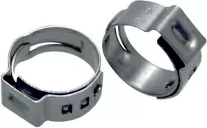 無段階ホースクランプ 12.0-14.5mm (0.47-0.57 インチ) 外径ホース用 Motion Pro 12-0077 Stepless Hose Clamps For 12.0-14.5mm (0.47-0.57\