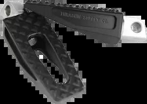 THRASHIN SUPPLY CO. ブラック P-54 スリム ドライバー フットペグ - オスマウント TSC-2021-1 THRASHIN SUPPLY CO. Black P-54 Slim Driver Footpegs - Male-Mount TSC-2021-1 【並行輸入品】