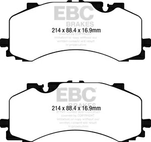 Yellowstuff フロント ブレーキ パッド EBC DP42279R 2016+ アウディ Q7 3.0L スーパーチャージャー用 Yellowstuff Front Brake Pads EBC DP42279R For 2016+ Audi Q7 3.0L Supercharged 【並行輸入品】