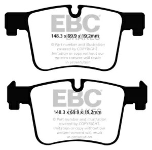 Redstuff フロント ブレーキ パッド EBC DP32105C 11+ BMW X3 2.0 ターボ (F25) 用 Redstuff Front Brake Pads EBC DP32105C For 11+ BMW X3 2.0 Turbo (F25) 【並行輸入品】
