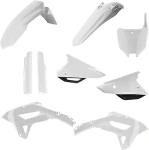フルプラスチックキット - ホワイト/ブラック Acerbis 2861801035 21-23 ホンダ CRF250RX/450RX用 Full Plastic Kit - White/Black Acerbis 2861801035 for 21-23 Honda CRF250RX/450RX 【並行輸入品】