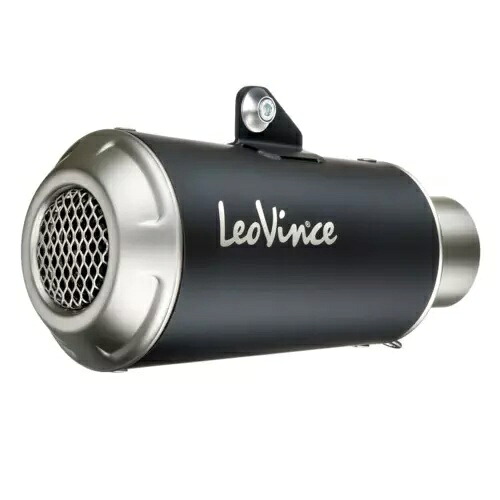 LV-10 ブラック ステンレス スリップオン エキゾーストマフラー レオヴィンス 15217B LV-10 Black Stainless Steel Slip On Exhaust Muffler Leo Vince 15217B 【並行輸入品】