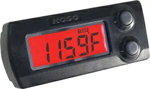 シングルディスプレイ EGT ゲージ Koso BA004065X Single Display EGT Gauge Koso BA004065X 【並行輸入品】