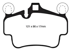 イエロースタッフ フロント ブレーキ パッド Yellowstuff Front Brake Pads 【並行輸入品】