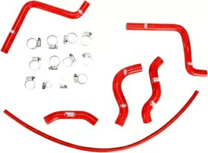 レッドレース ラジエーターホースキット クランプ付き ムース MBU-HON-29-RD 01-02 ホンダ CR125R用 Red Race Radiator Hose Kit w/Clamps Moose MBU-HON-29-RD For 01-02 Honda CR125R 【並行輸入品】