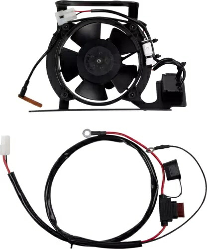 TTO 温度切り替えラジエーター ファン キット トレイル テック 732-FN3 ほとんどの 16+ KTM 用 TTO Temperature Switching Radiator Fan Kit Trail Tech 732-FN3 For Most 16+ KTM 【並行輸入品】