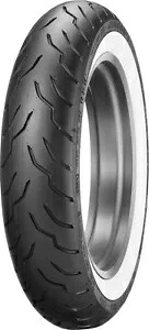 アメリカンエリート フロントタイヤ MT90B16 72H バイアス TL ワイド ホワイトウォール ダンロップ 45131391 American Elite Front Tire MT90B16 72H Bias TL Wide White Wall Dunlop 45131391 【並行輸入品】｜カスタムパーツ WORLD倉庫