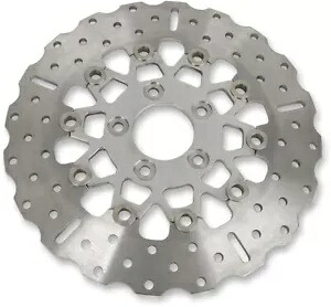 10 ボタン コンター フローティング リア ブレーキ ローター - ポリッシュセンター EBC RSD018C 10 Button Contour Floating Rear Brake Rotor - Polished Center EBC RSD018C 【並行輸入品】｜カスタムパーツ WORLD倉庫 56,265円