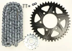 V3 チェーン & スプロケット キット ブラック RX チェーン 520 16/42 ハードコート アルミニウム ボルテックス CK6298 V3 Chain & Sprocket Kit Black RX Chain 520 16/42 Hardcoat Aluminum Vortex CK6298 【並行輸入品】
