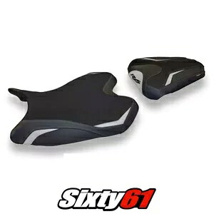 ヤマハ YZF R6 2008-2012 2013 2014 2015 2016 シートカバー Tappezzeria シルバー ブラック Yamaha YZF R6 2008-2012 2013 2014 2015 2016 Seat Cover Tappezzeria Silver Black 【並行輸入品】